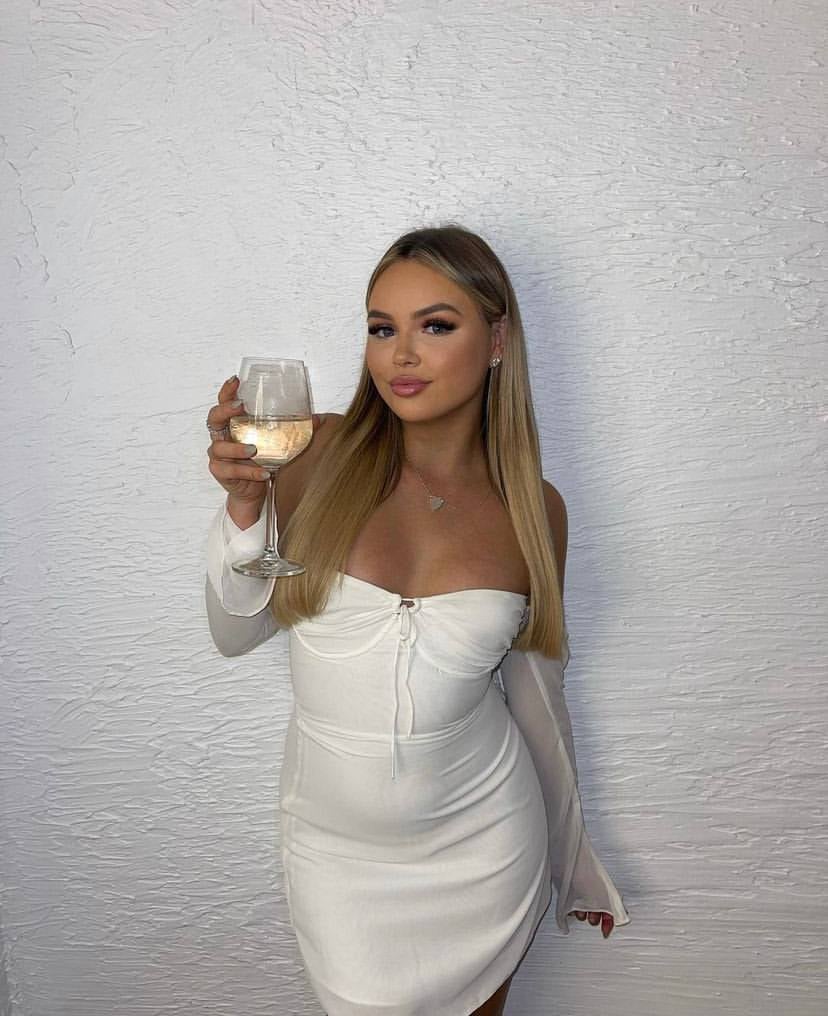 House of CB Babydoll Dress in White photo 3