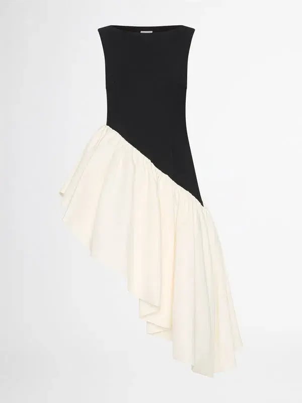 Sheike Gemini Dress Black/White Size 8 photo 2