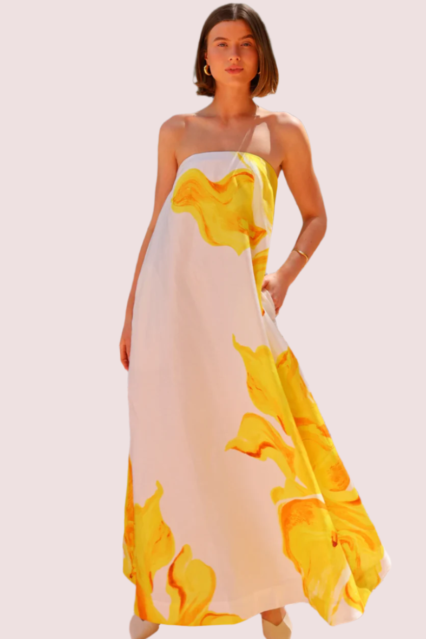 Acler Hopton Dress in Ivory Calla Lily photo 4