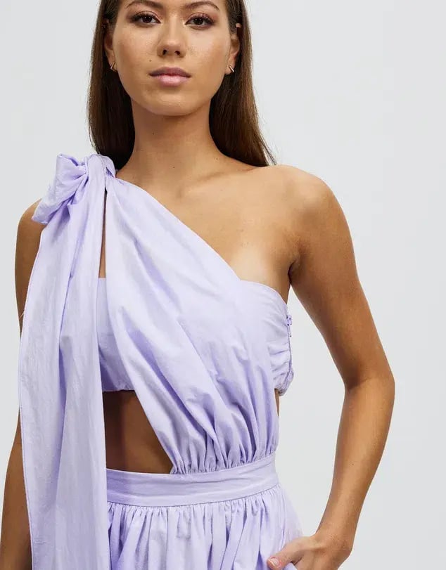 Bondi Born St Tropez Long Dress Lavender Size L / AU 12 photo 2