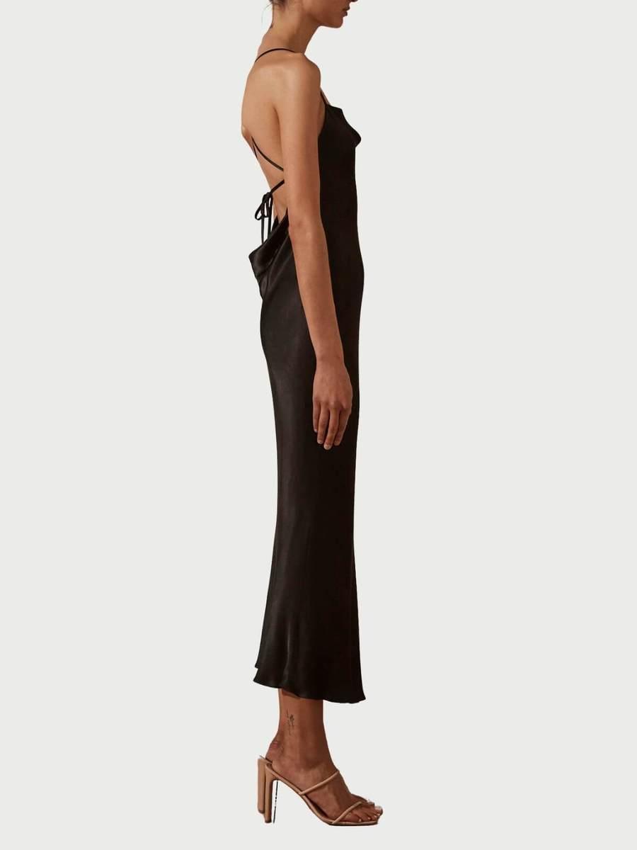 Shona Joy Cowl Back Midi Dress photo 4
