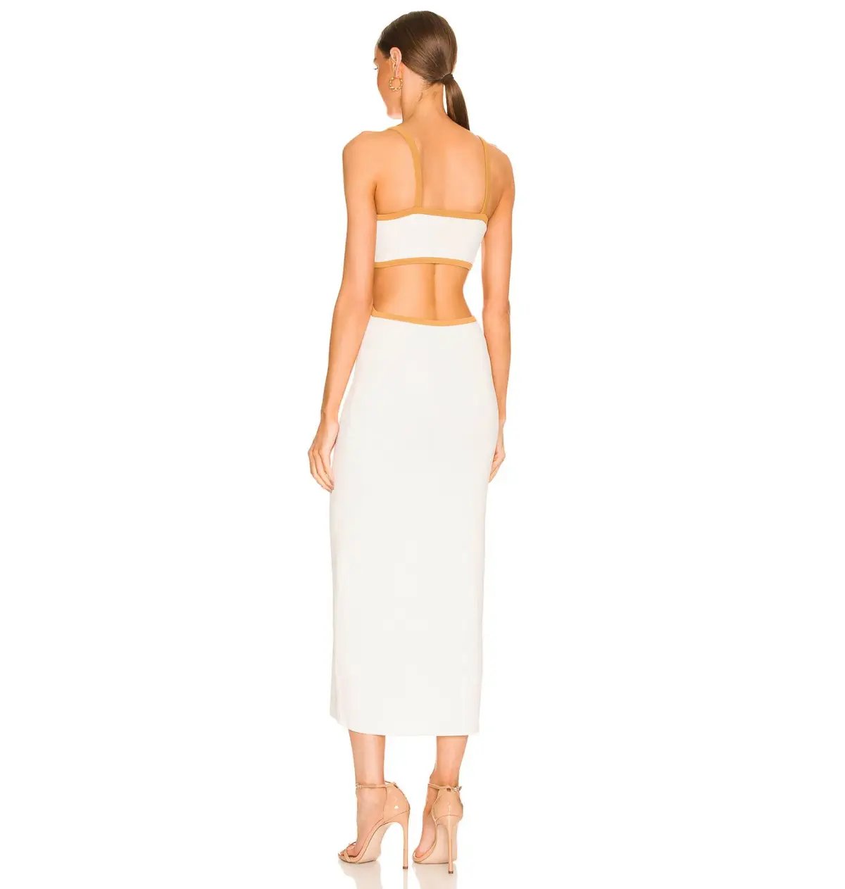 Significant Other Adi Midi Dress White Size 8 photo 3