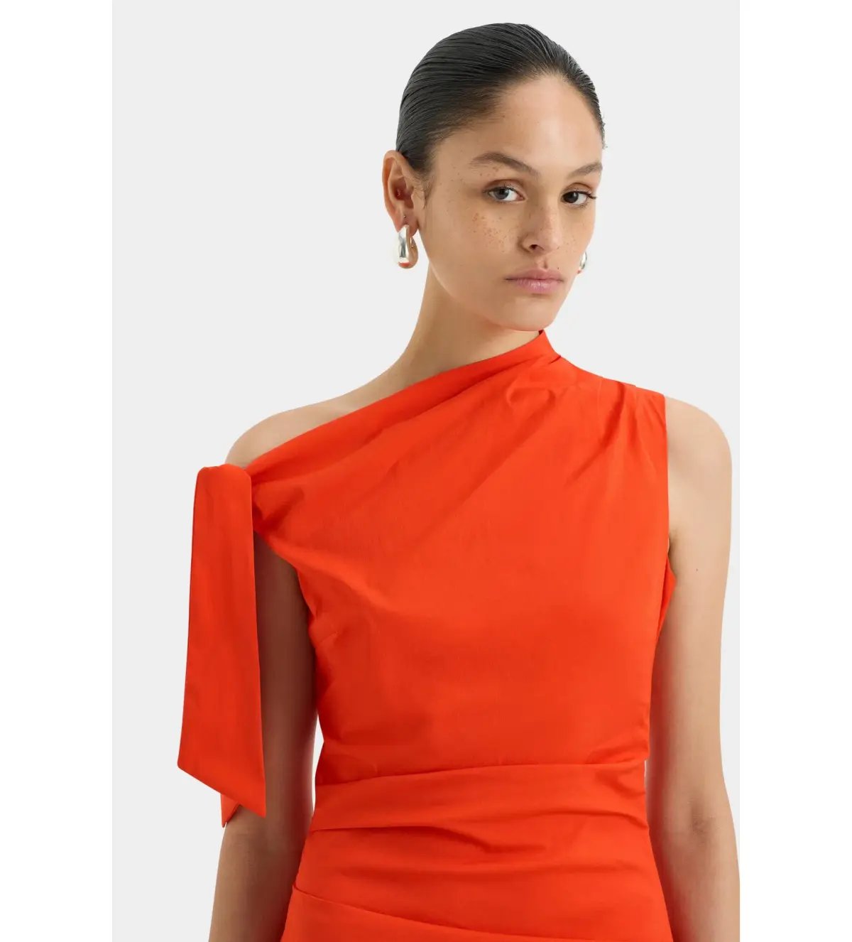 Sir The Label Dahlia Mini Dress in Tangerine Size 1/Au 8 photo 3