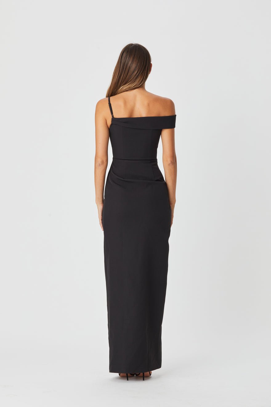 Bianca and Bridgett Athena Dress - Black photo 3
