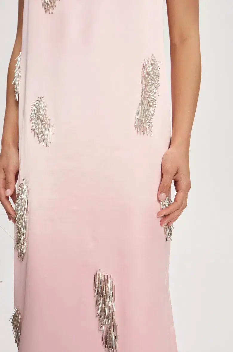 Alemais Cindy Embellished Slip Dress Pink Size 14 photo 4