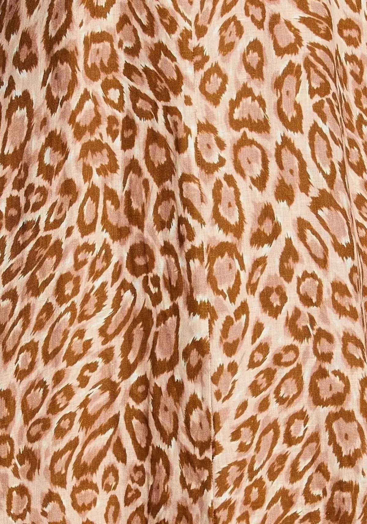Zimmermann Concert Linen Leopard Print Dress Size 4/Au 16 photo 3