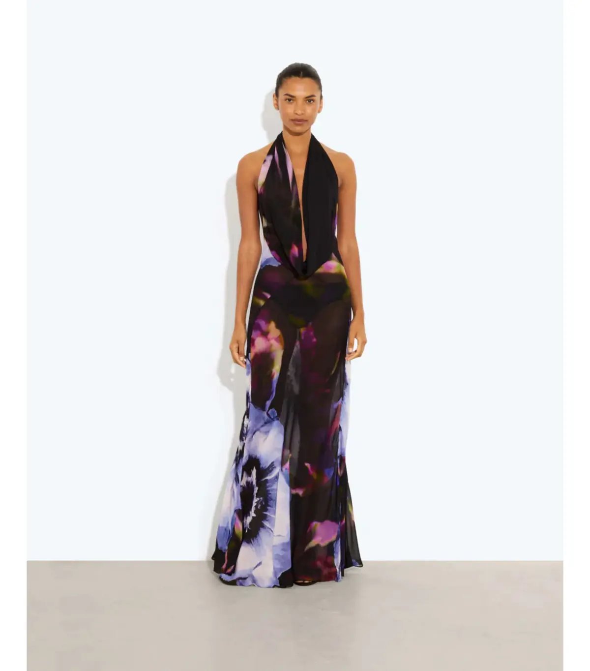 Rat & Boa Antonella Maxi Dress Print Size AU 6 photo 3