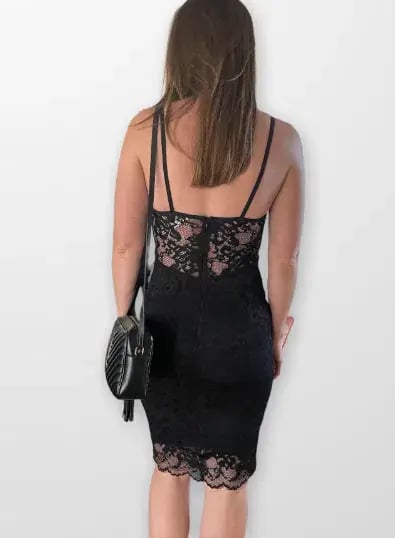 Bec and Bridge Cache Dress in Lace Black Size 10 photo 6