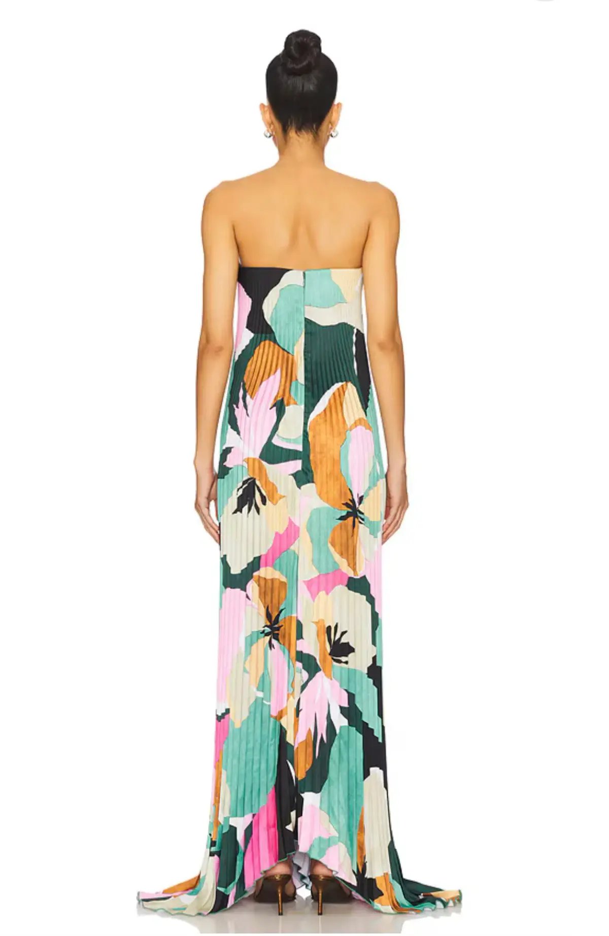 L'idée Black Tie Gown Green Calypso multicoloured size 6 photo 3