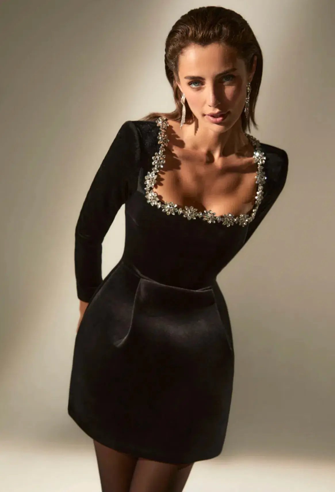 Nadine Merabi Kimberly Mini Dress Black Size XS / AU 6 photo 4
