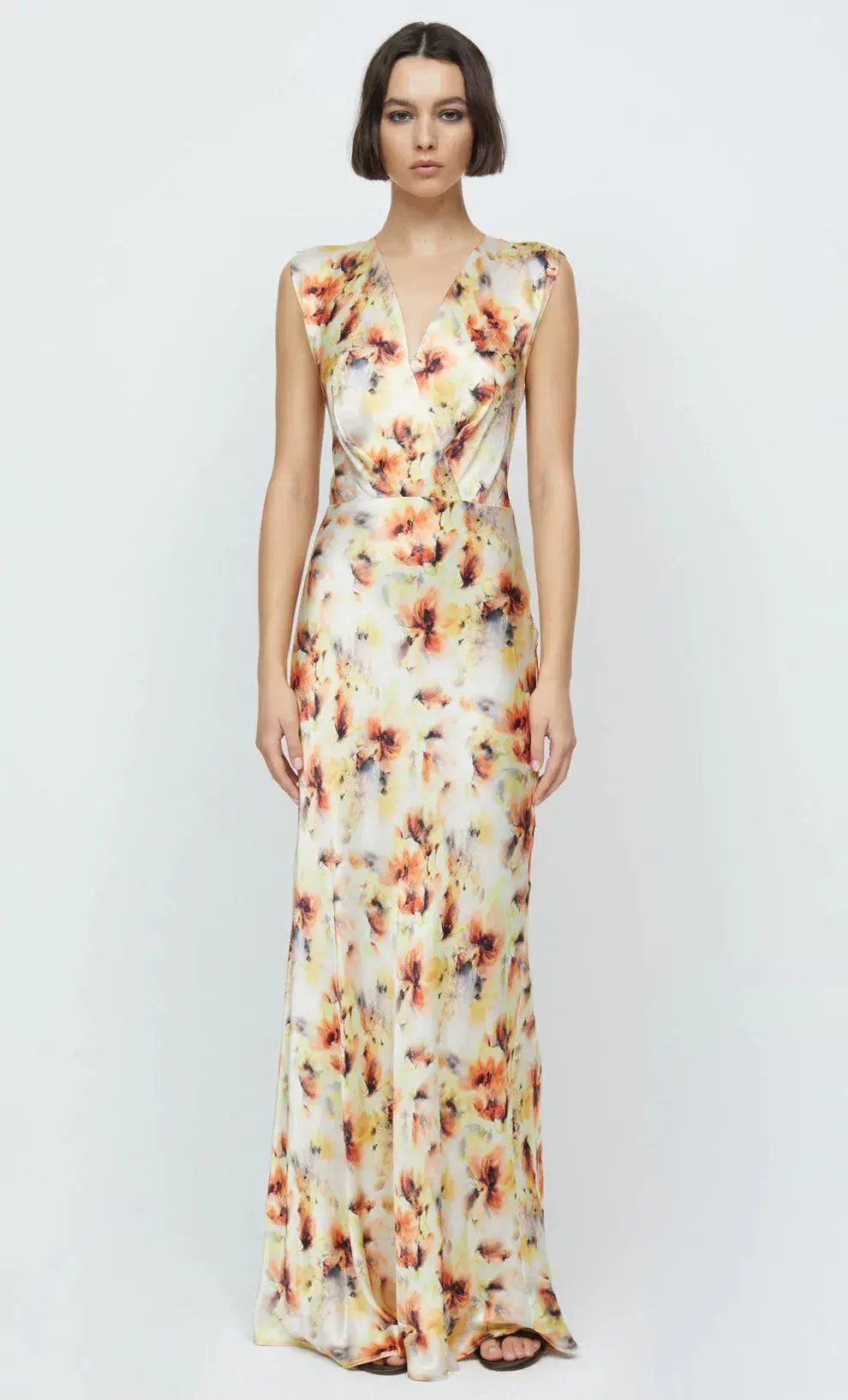 Bec & Bridge Sunset Floral Wrap Maxi Dress Size 10 photo 2