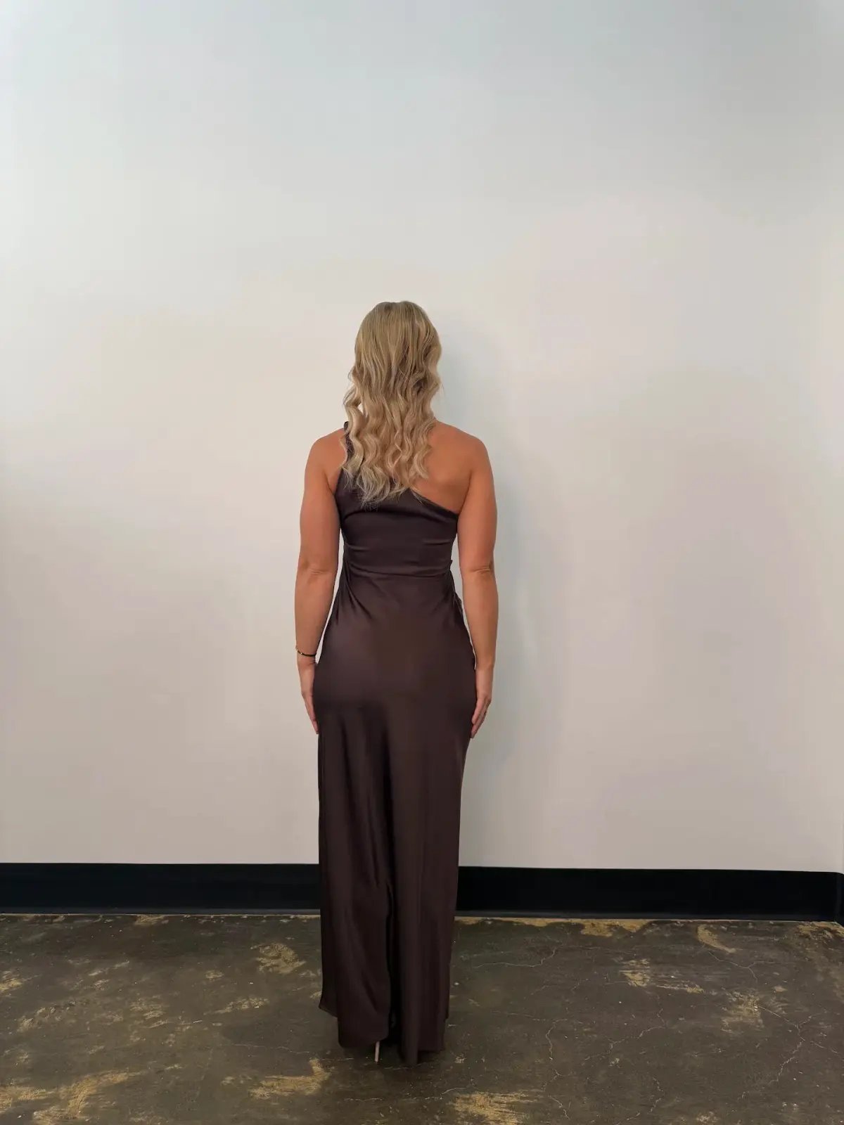 Bec & Bridge Lunetta Asym Maxi Dress in Dark Chocolate Size AU 12 photo 3