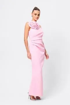 MOSSMAN DREAMSTATE MAXI DRESS / PINK / SIZE 14 photo 6