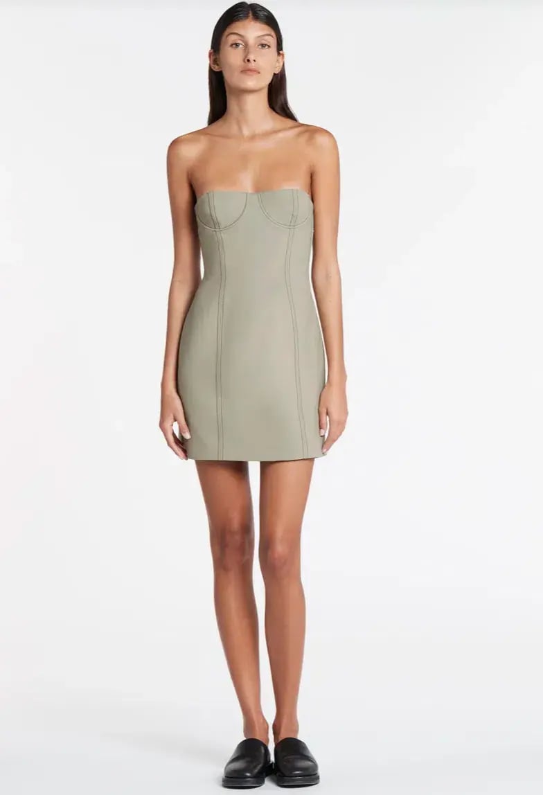 Sir the Label Adrien Structured Mini Dress Sage Green  Size 0 / Au 6 photo 2