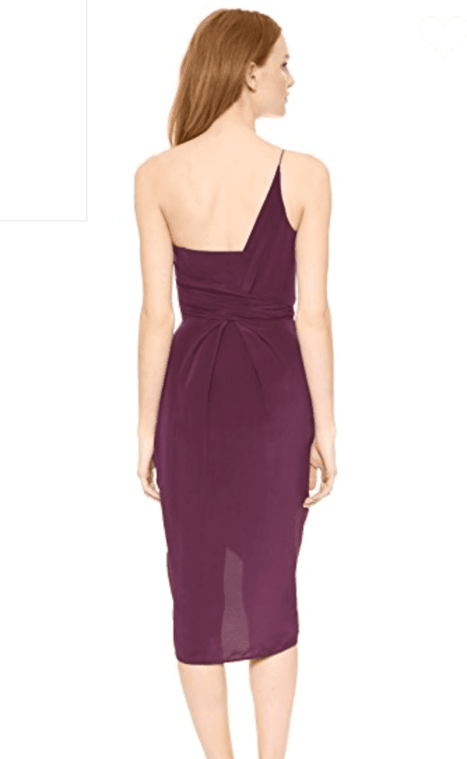 Zimmermann Silk Plunge One Shoulder Dress Size 14-16 photo 2
