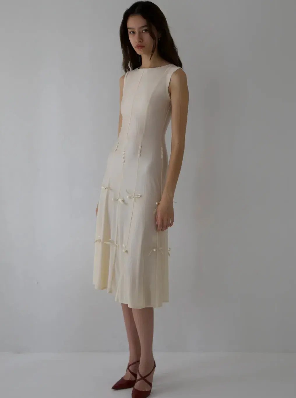 BUCI NY Heiress Dress In Cream Size 8 photo 2
