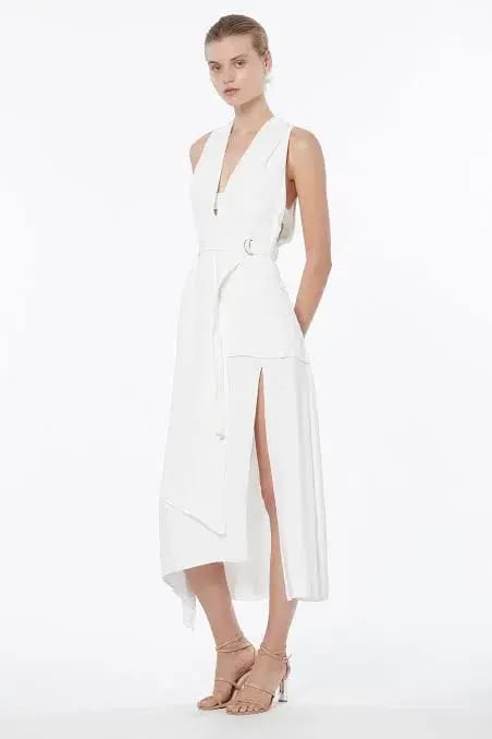 Manning Cartell New Order Dress White Size 8 photo 7