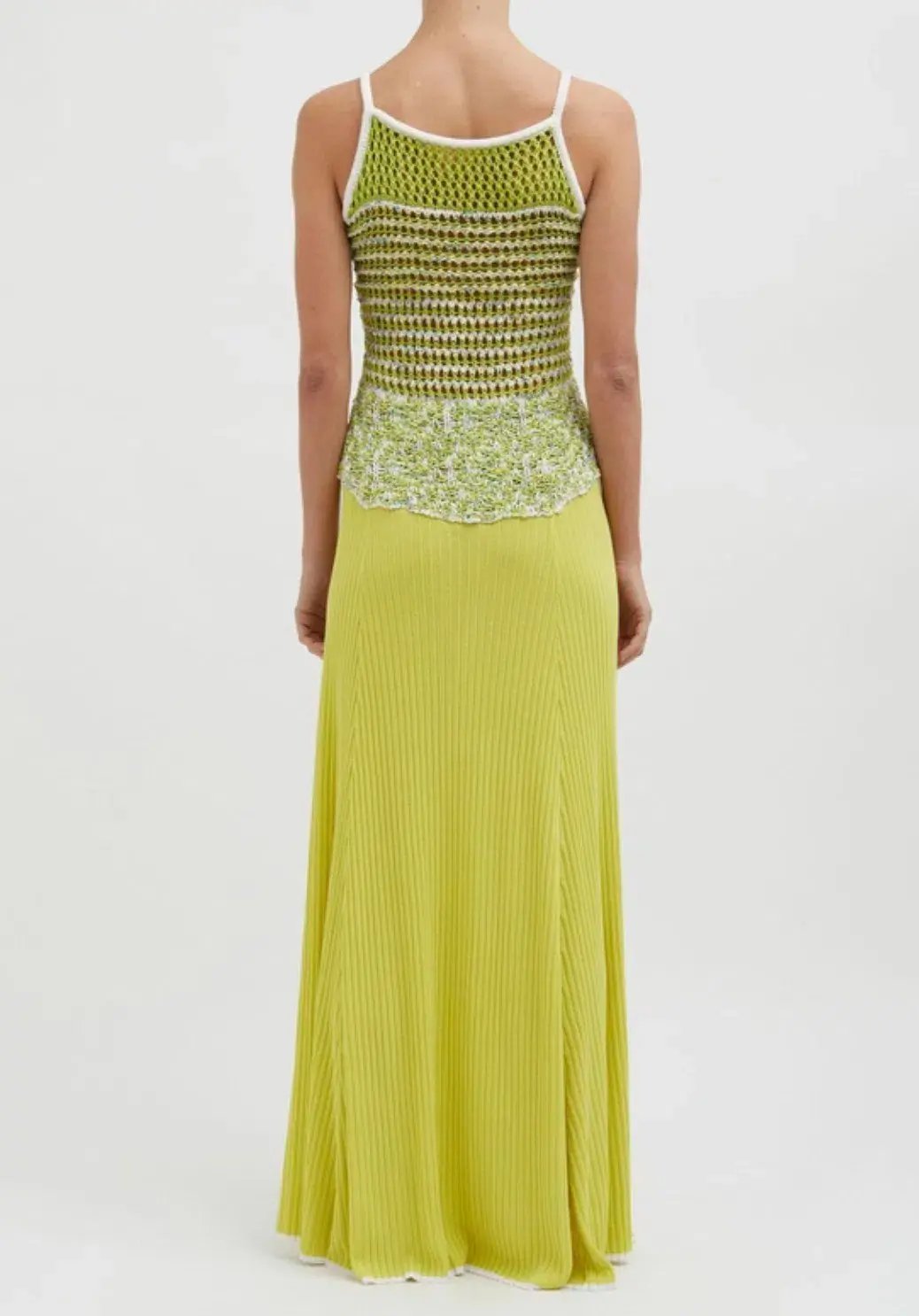 Christopher Esber Grafted Duo Cami Gown Yellow Size S / Aus 8 photo 2