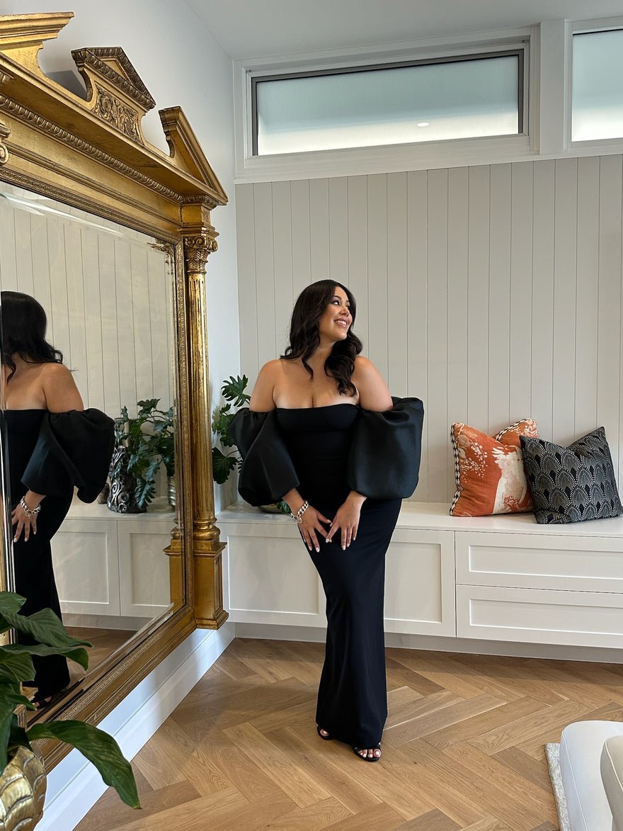 Solace London Pia Dress, Black photo 3