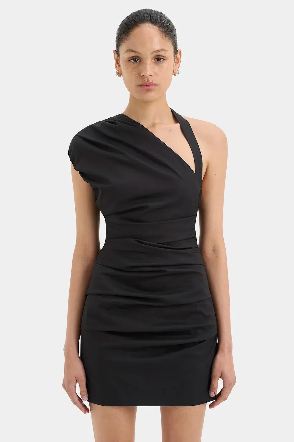 Sir the Label Azul Gathered Mini Dress Black Size 1 / AU 8 photo 2