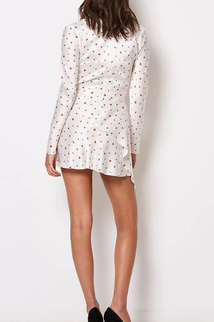 Bec & Bridge Love Spell Mini Dress Ivory Size 6 photo 3