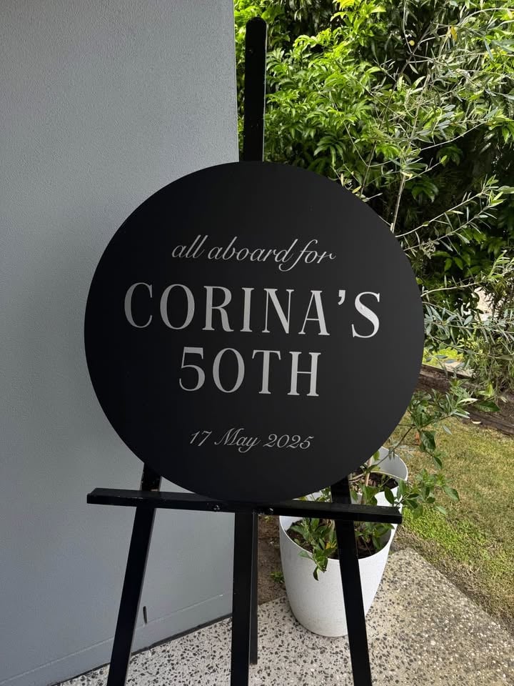 Personalised sign hire to suit all of your events. photo 8