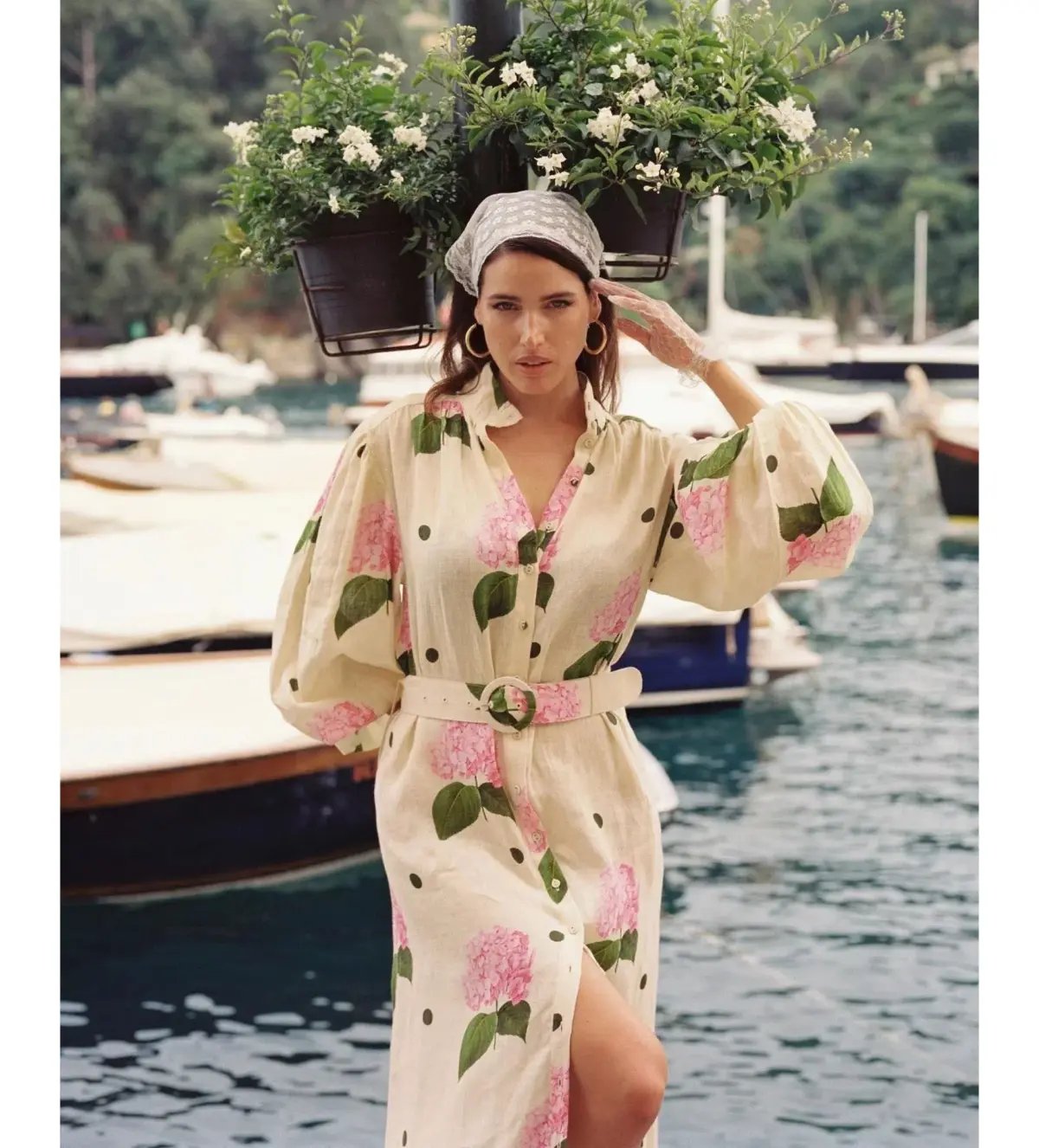 Palm Noosa Noddy Maxi Dress Portofino Polka Dot Size AU 12 photo 4