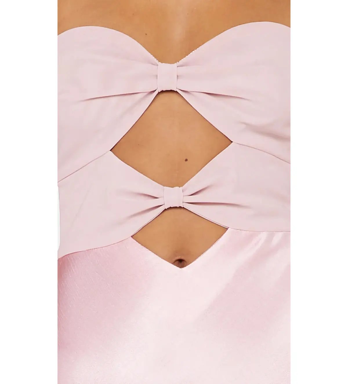 Bec & Bridge Halle Strapless Gown in Dusty Pink Size 10 photo 5