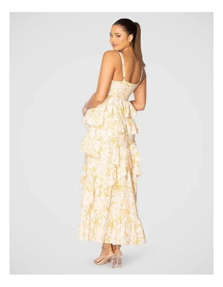 Pilgram Odette Maxi Dress Floral Size 18 photo 3
