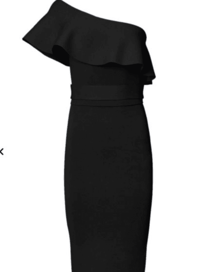 Scanlan Theodore - crepe dress black sz 6 photo 2