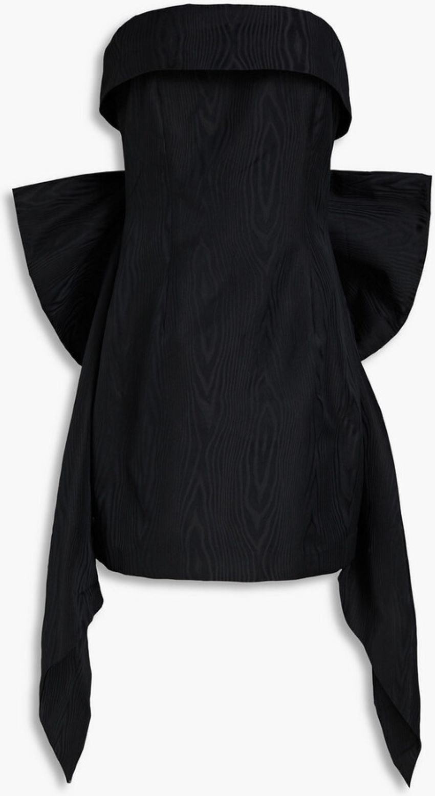 Rebecca Vallance Malone Strapless Mini Dress Black photo 3