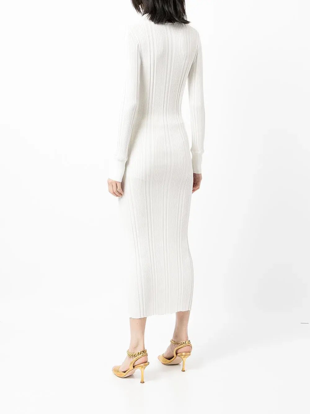 Manning Cartell Ribbed Knit Polo Dress Ecru White Size XS / AU 6 photo 3