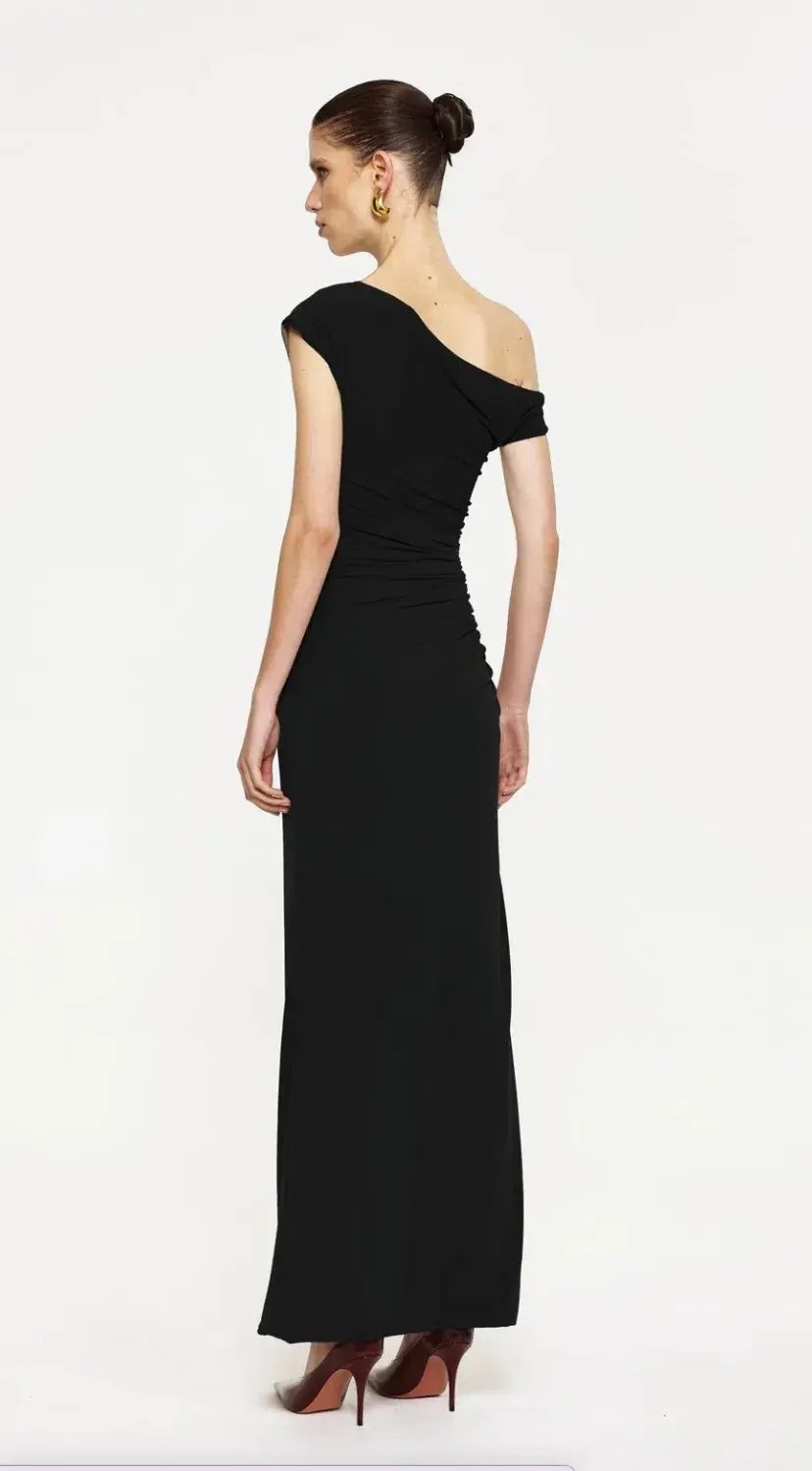 Effie Kats Annabella Gown Black Size 6 photo 2