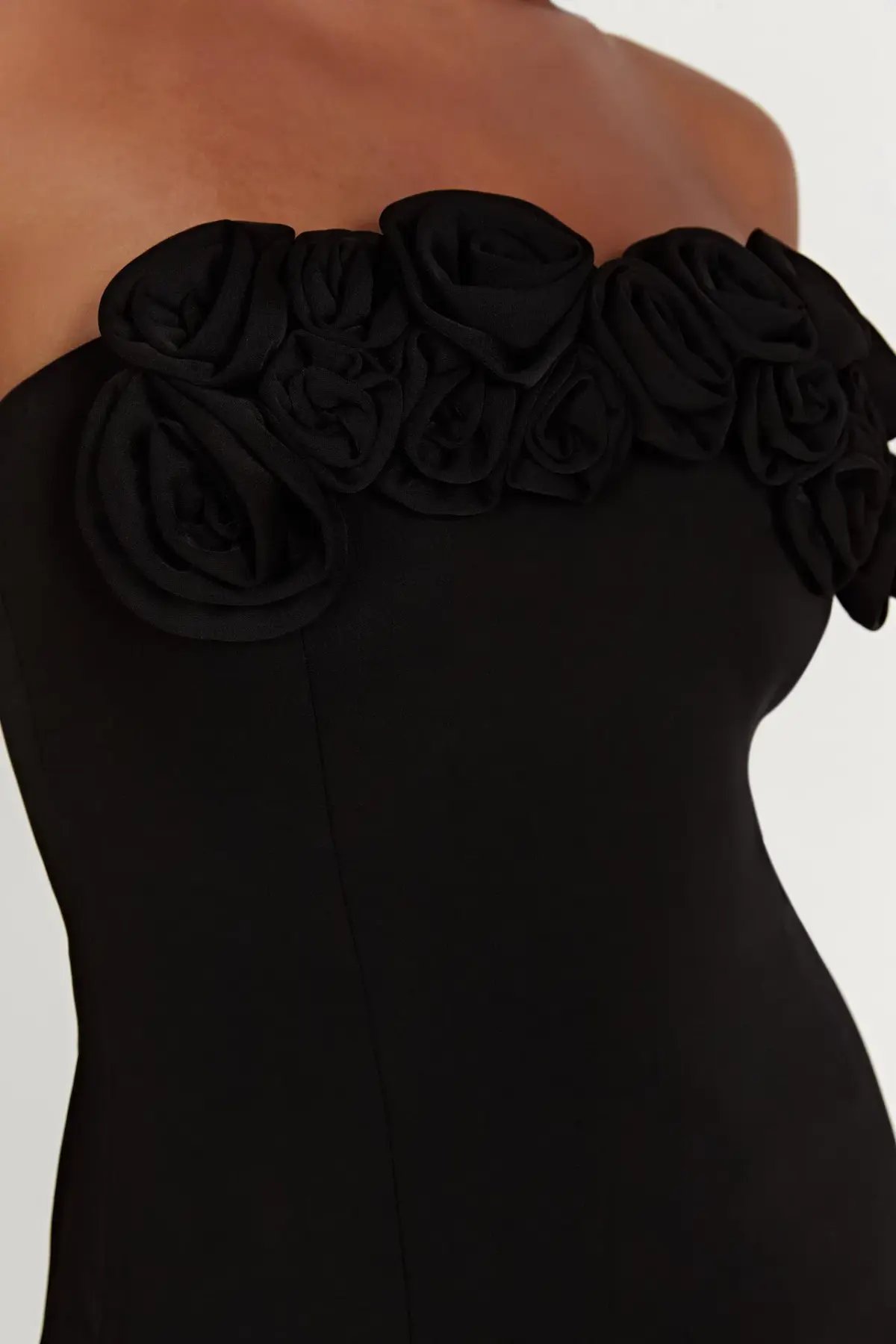Meshki Brooks Rose Mini Dress Black Size XL / AU 14 photo 4