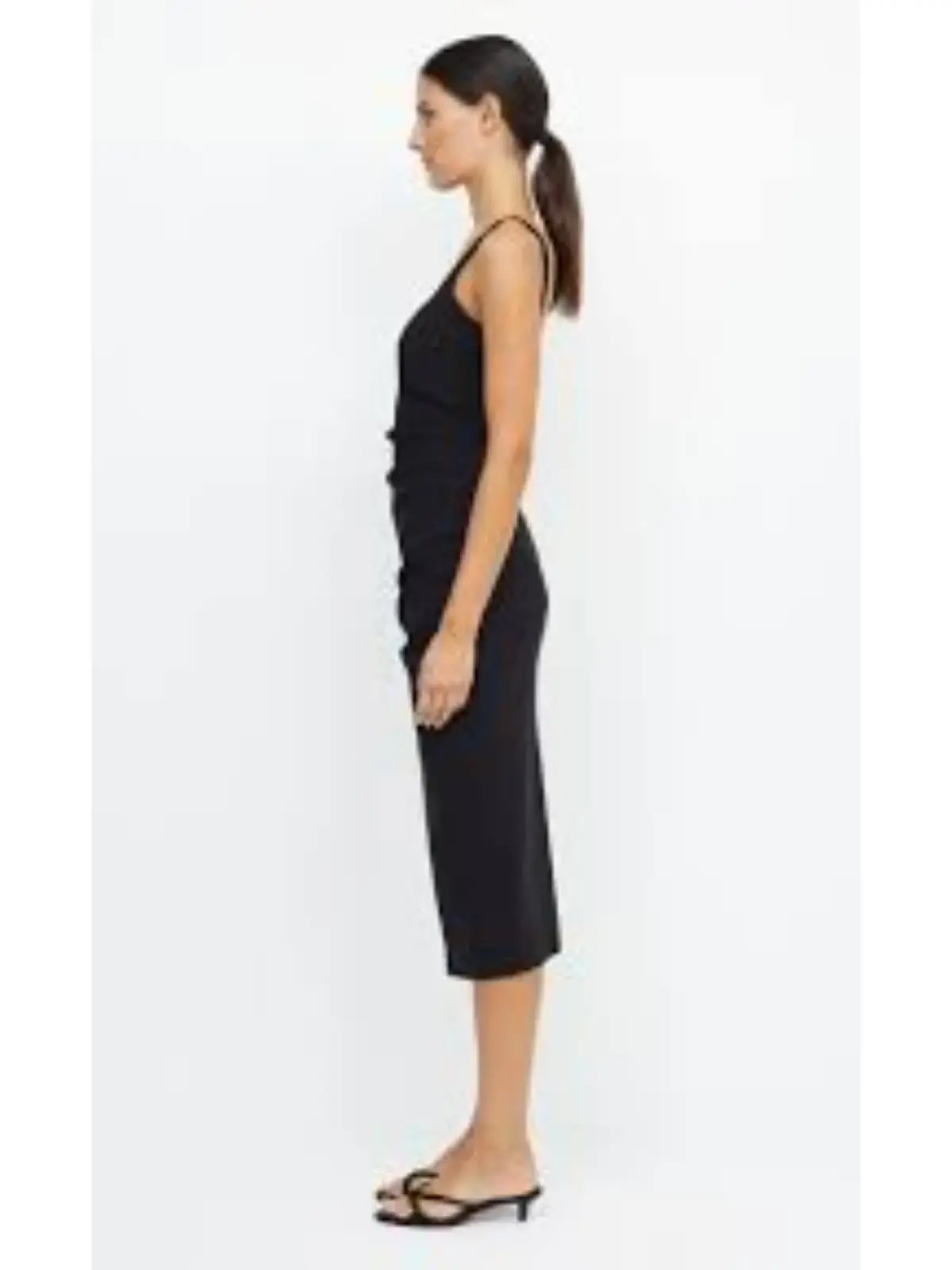 Bec & Bridge Be Mine Square Neck Midi Dress Black Size AU 6 photo 2