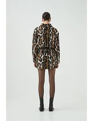 Aje Sienna Shirt Dress Animal Print Size 6 photo 10