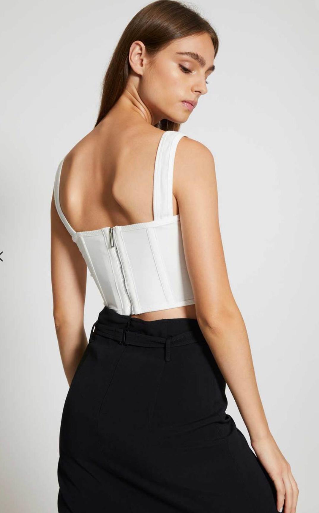 Dion Lee - Rib Jersey Corset (Size 6) photo 4