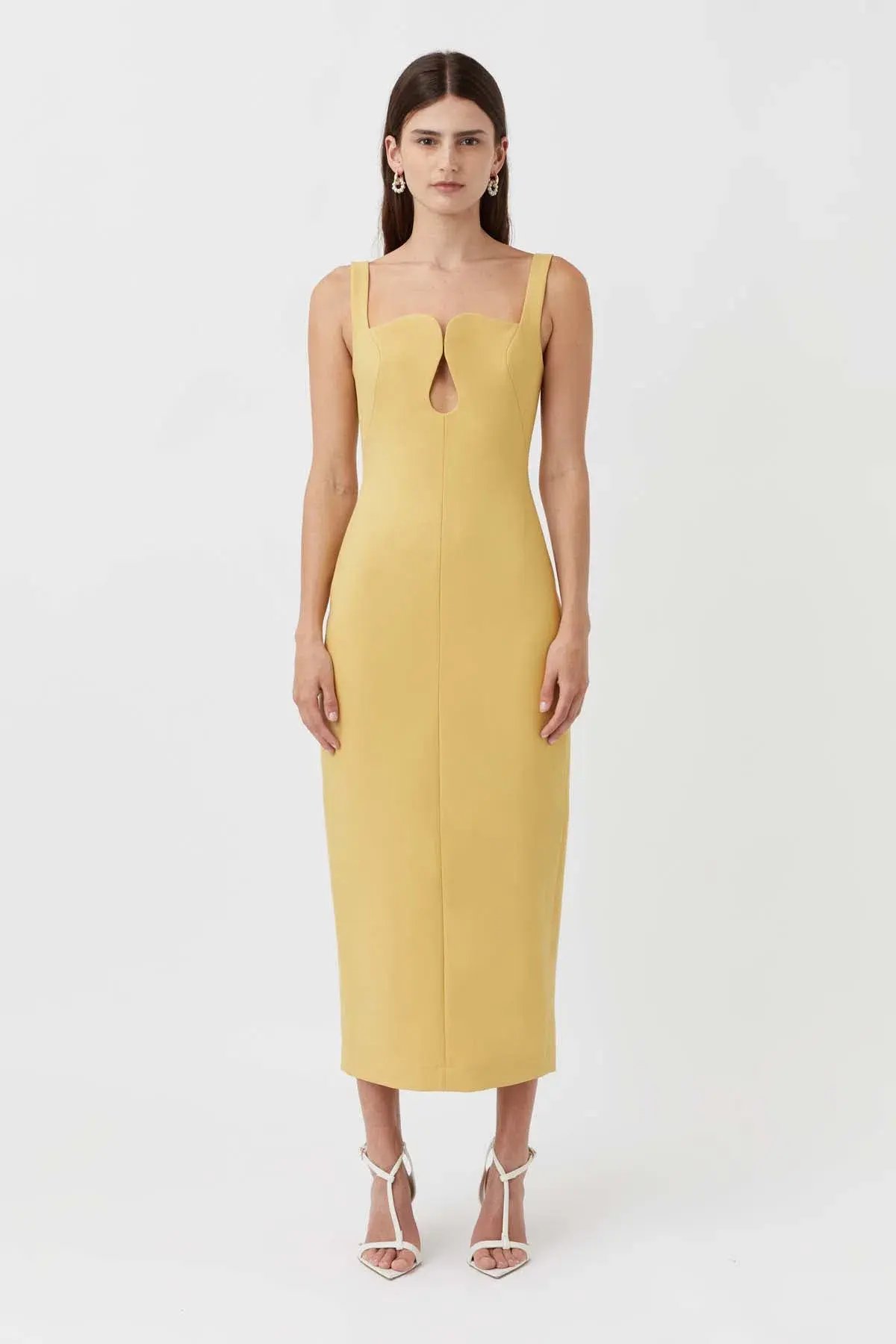 Camilla And Marc Brixton Dress In Mustard Yellow Size 6 photo 2