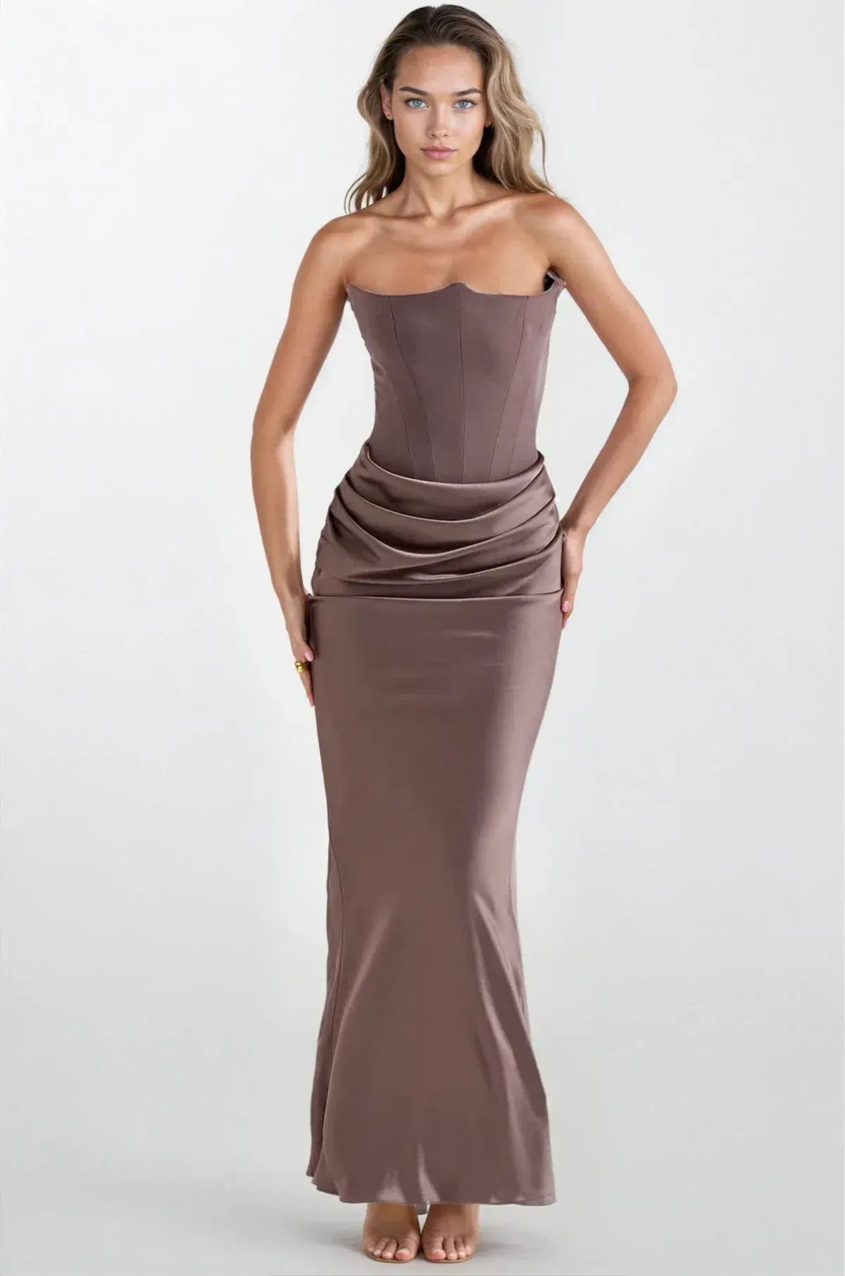 House of CB Persephone Smoke Size  XS/Au 6 photo 3