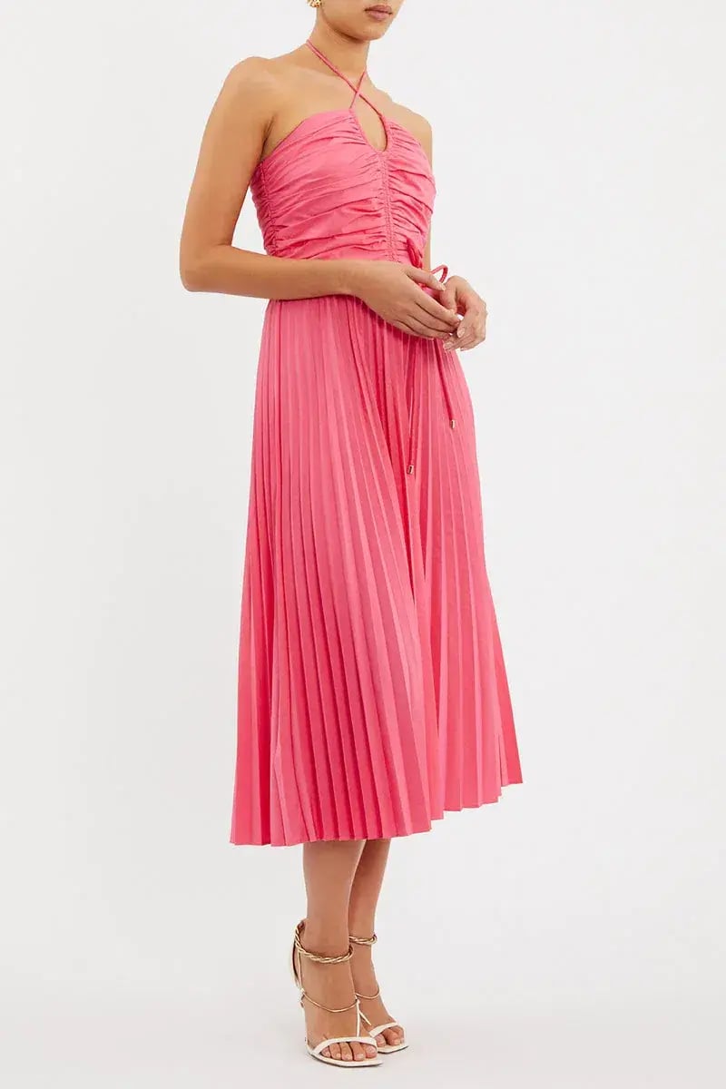 Rebecca Vallance Rosa Halter Dress Pink Size 8 photo 6
