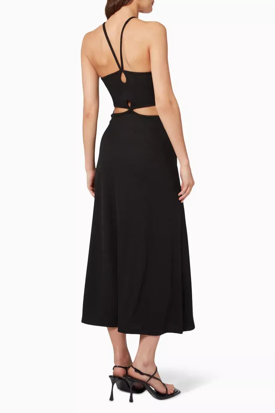 Christopher Esber  Looped Cutaway Sleeveless Dress Black Size 12 AU photo 3