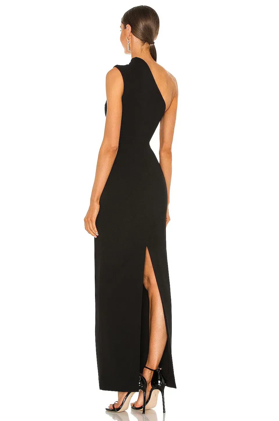 Solace London Krista Maxi Dress in Black Size 10 photo 2