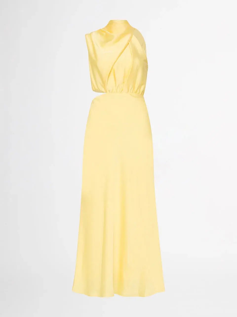 Sheike Allure Dress Butter Yellow Size 8 photo 3