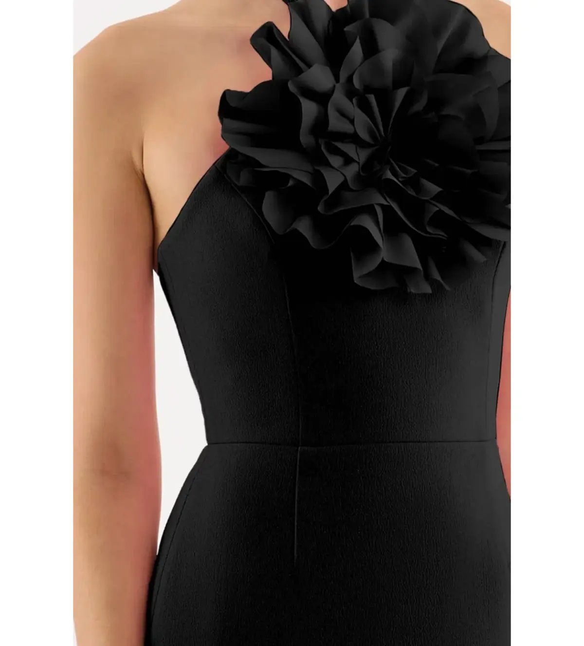 Rebecca Vallance Odetta Mini Halter Black Size 8 photo 4