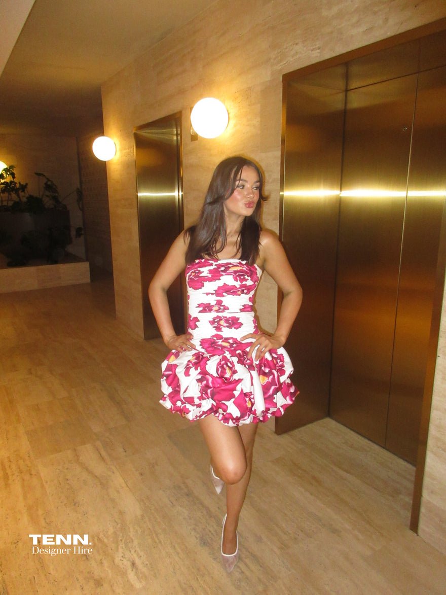 Aje Violette Mini Dress - Boldy Blooming photo 2