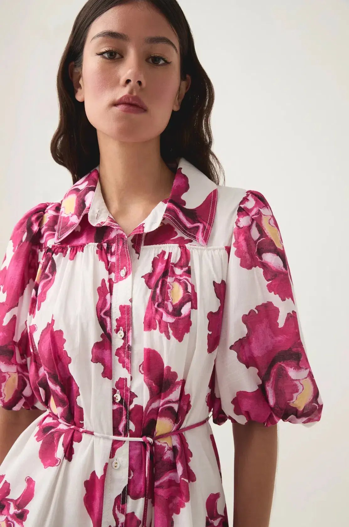 Aje Eliza Smock Mini Dress Boldly Blooming Size S / AU 8 photo 3