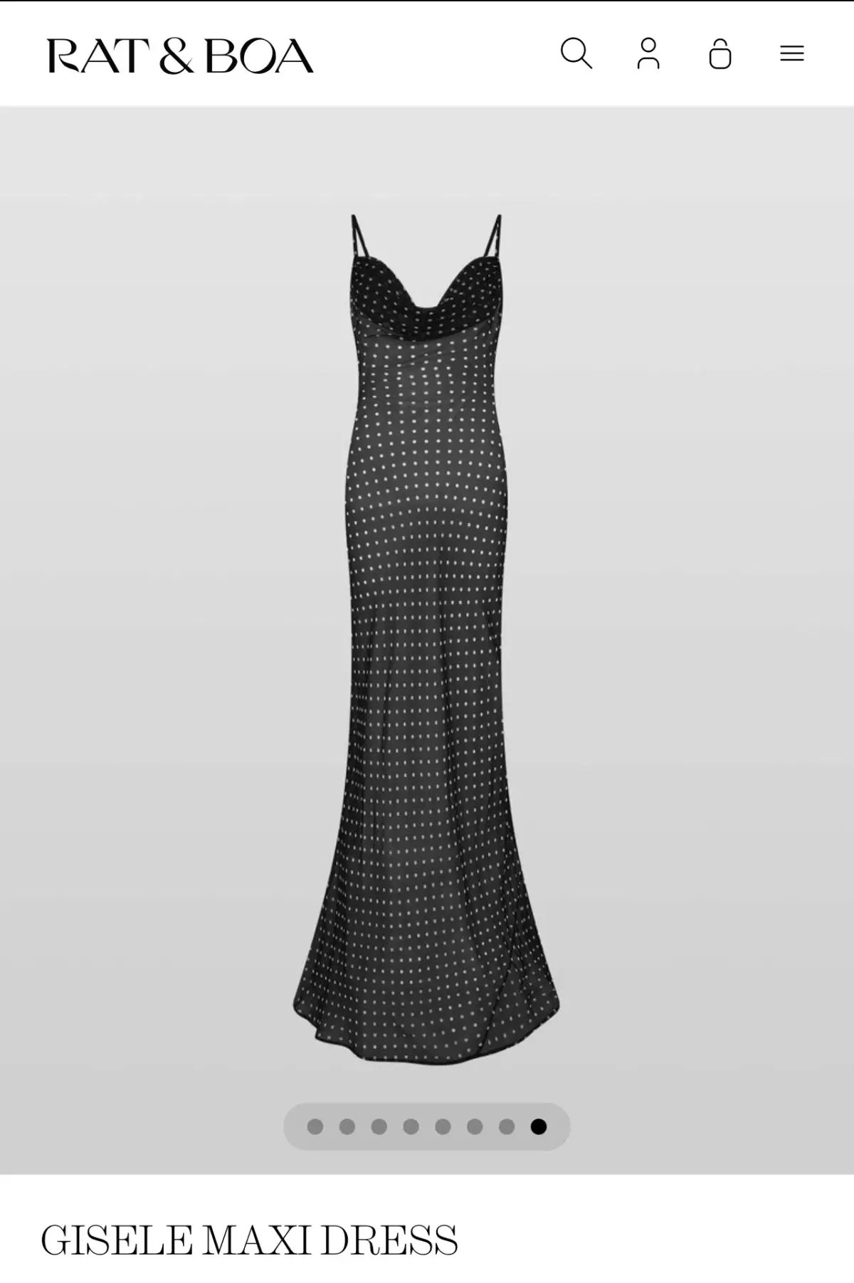 RAT & BOA GISELE MAXI DRESS size small photo 3