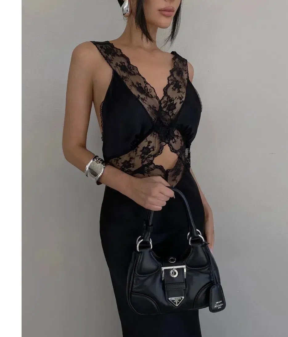 Sir the Label Aries Cut Out Gown Black Size 6 photo 4