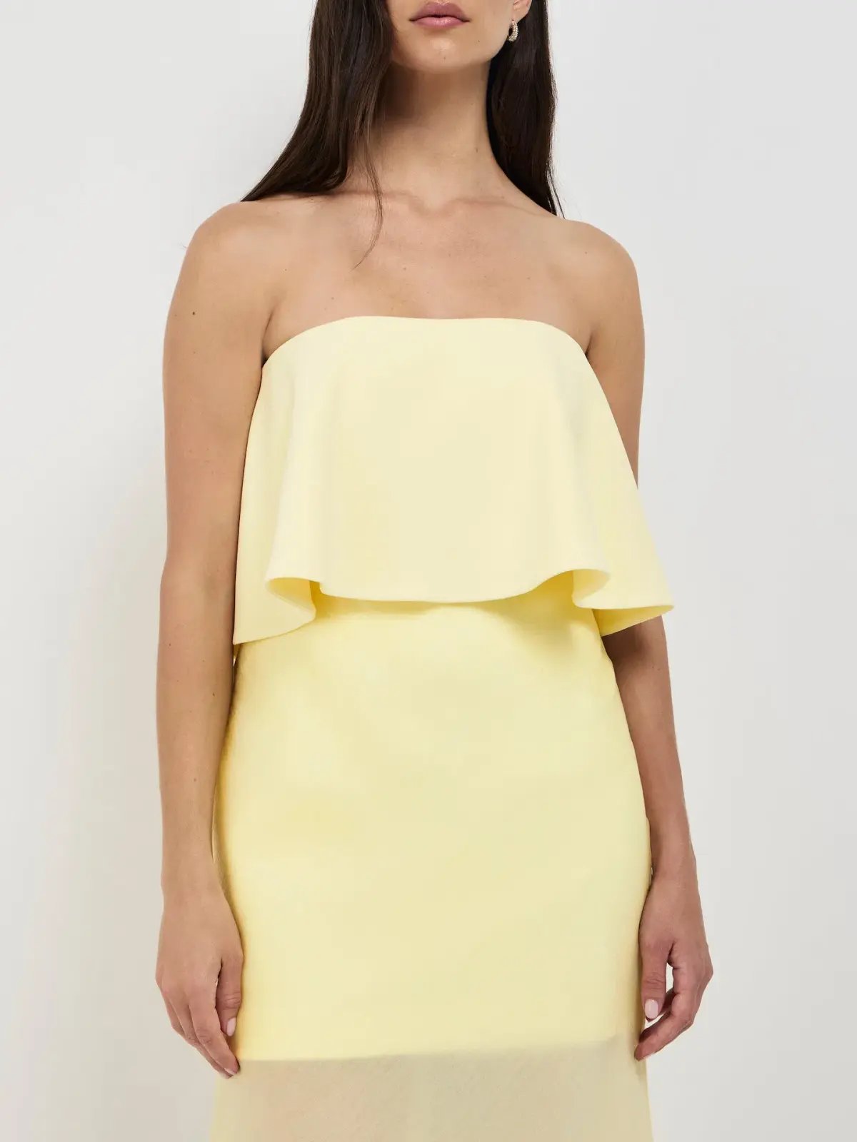 Sheike Gemini Maxi Dress Yellow Size 8 photo 2
