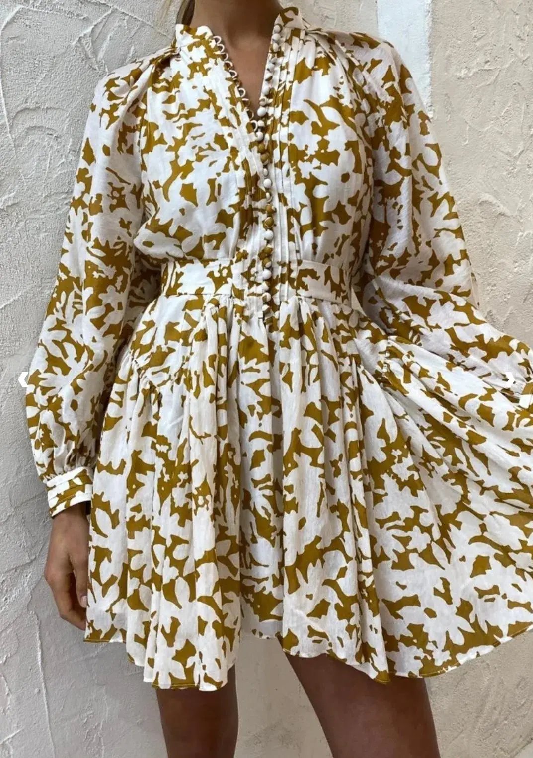 Acler Wolcott Mini Dress in Sienna Shadow Size 10 photo 4
